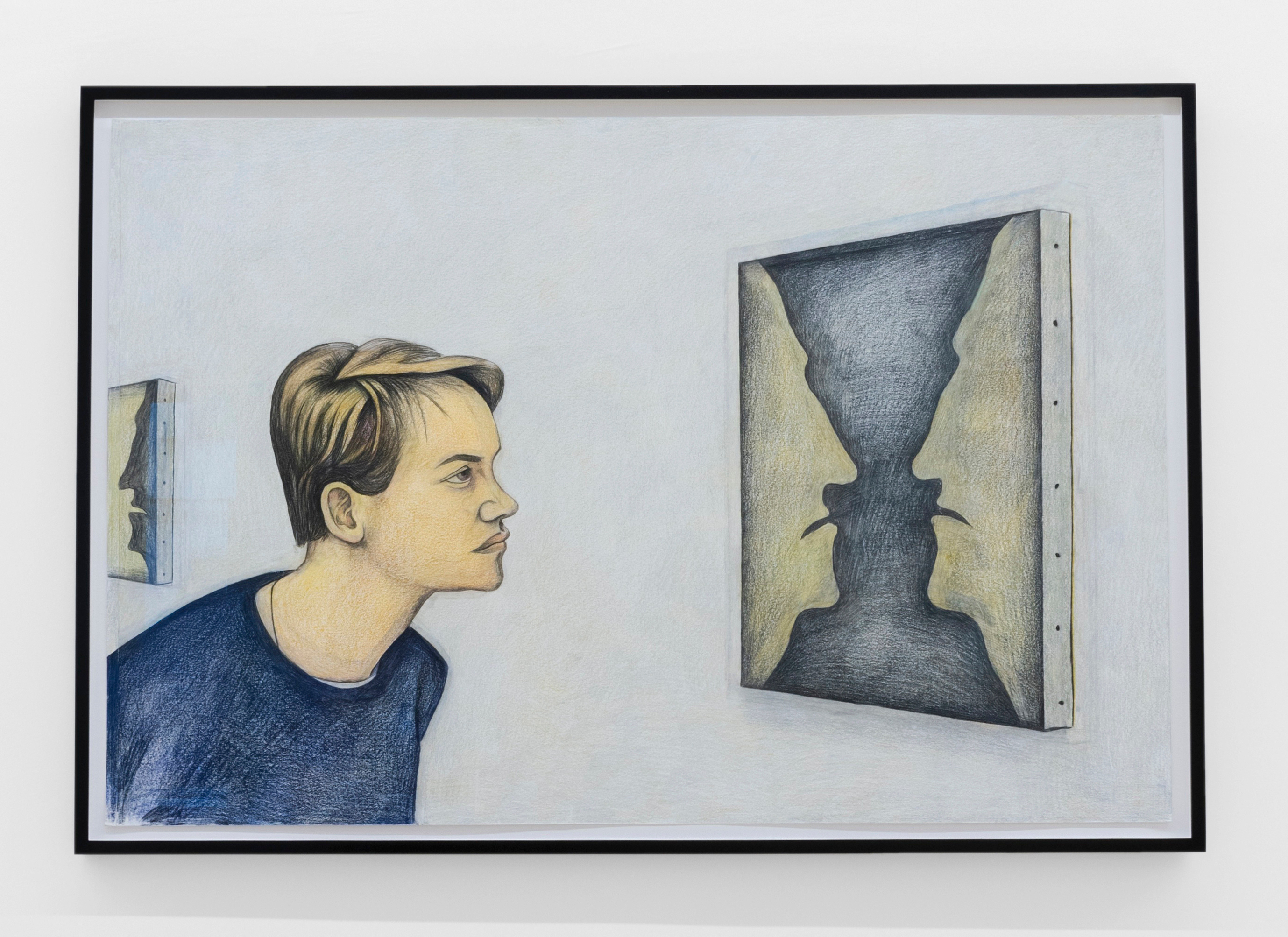 Untitled, 2024, coloured pencil on paper, 65 x 97 cm